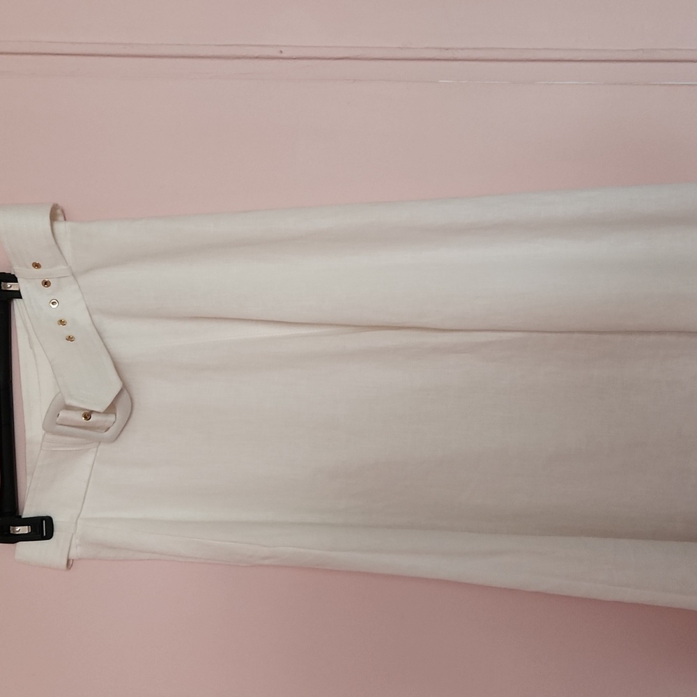 Zimmermann Ivory Maxi Skirt with Belted Waist, Zimmermann size 2